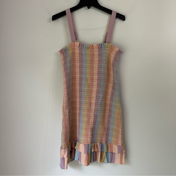 American Eagle Smocked Bodycon Mini Dress Medium - Picture 2 of 12